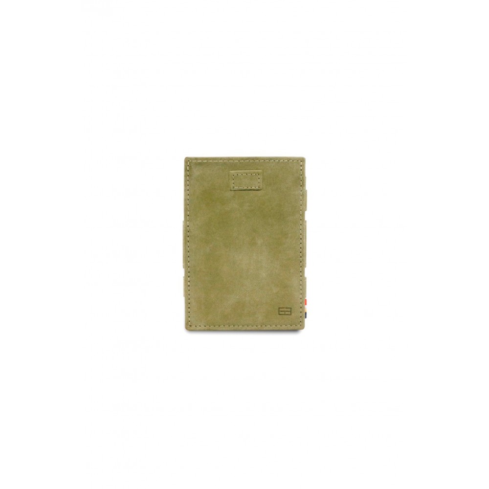 Garzini Cavare Coin Pocket Wallet - Vintage - Πράσινο (Olive Green)
