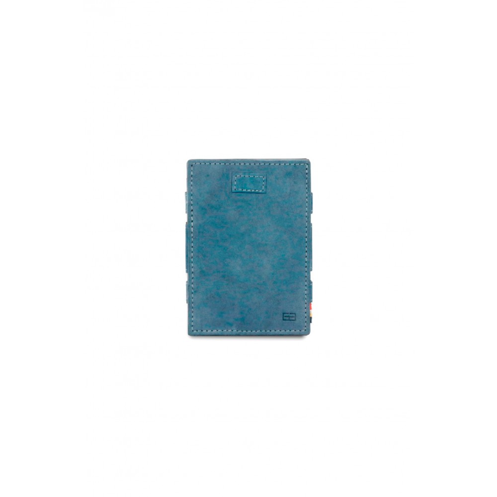 Garzini Cavare Coin Pocket Wallet - Vintage - Μπλε (Sapphire Blue)