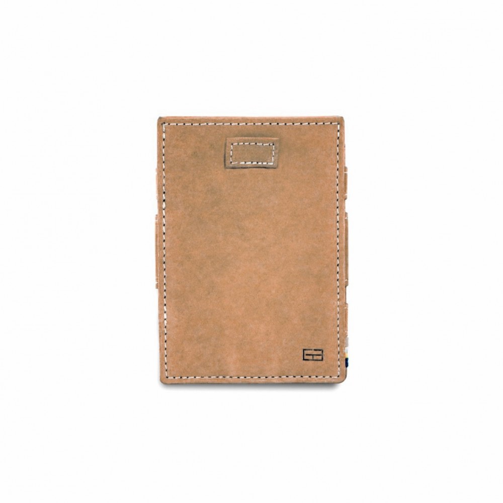 Garzini Cavare Coin Pocket Wallet - Vintage - Καφέ (Camel Brown)