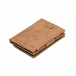 Garzini Cavare Coin Pocket Wallet - Vintage - Καφέ (Camel Brown)