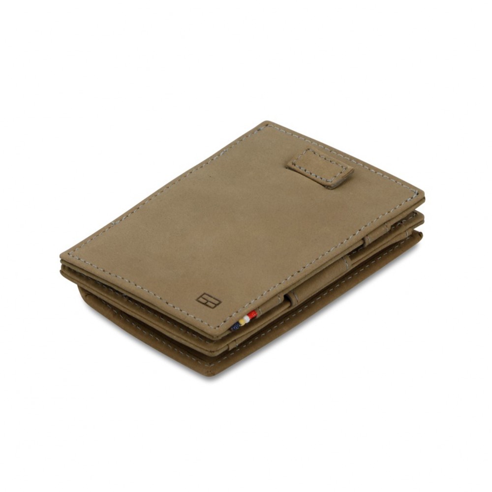 Garzini Cavare Coin Pocket Wallet - Vintage -  Γκρι (Metal Grey)