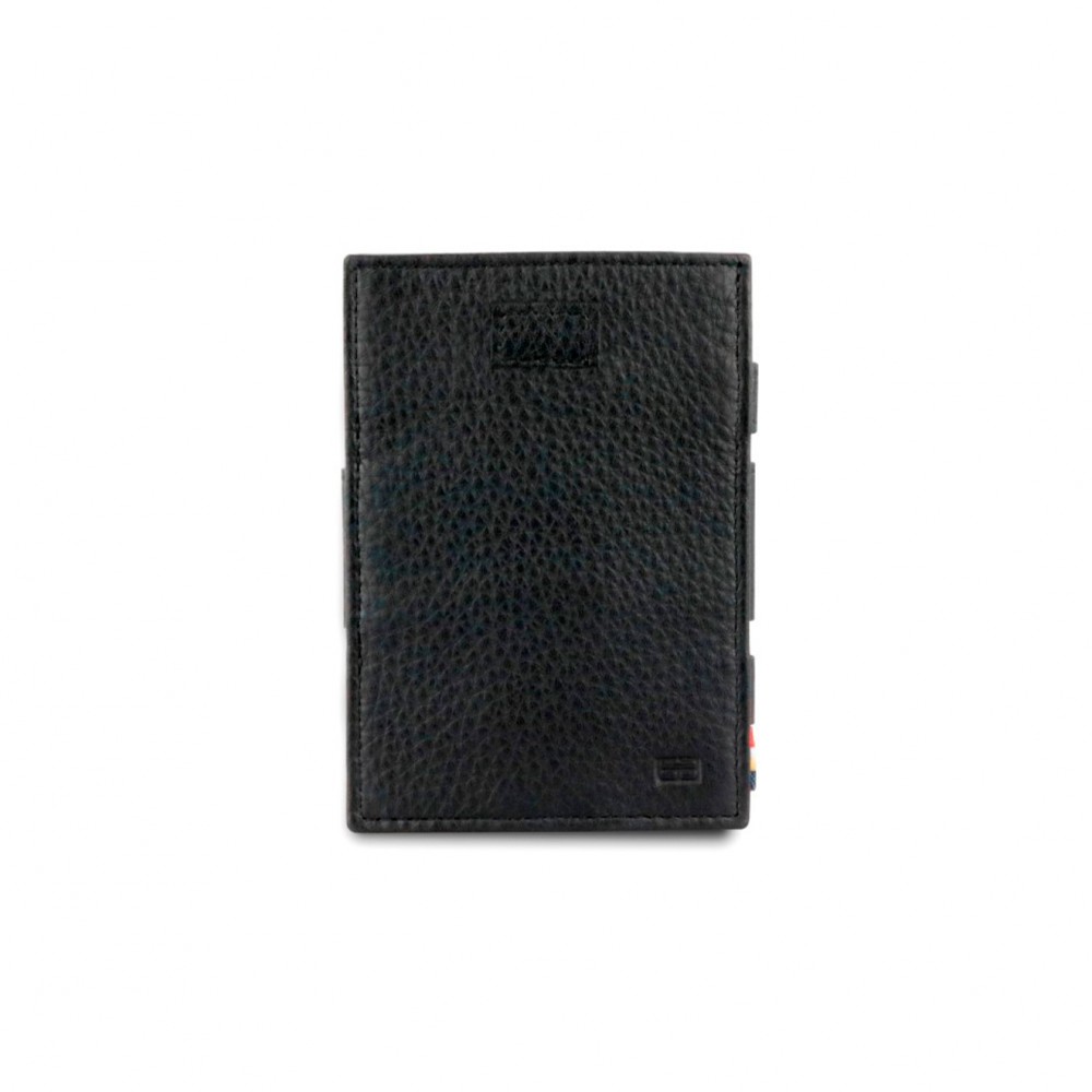 Garzini Cavare Coin Pocket Wallet - Nappa - Μαύρο (Raven Black)