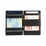 Garzini Cavare Coin Pocket Wallet - Nappa - Μαύρο (Raven Black)