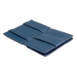 Garzini Cavare Coin Pocket Wallet - Nappa - Μπλε (Navy Blue)