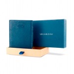 Garzini Cavare Coin Pocket Wallet - Nappa - Μπλε (Navy Blue)