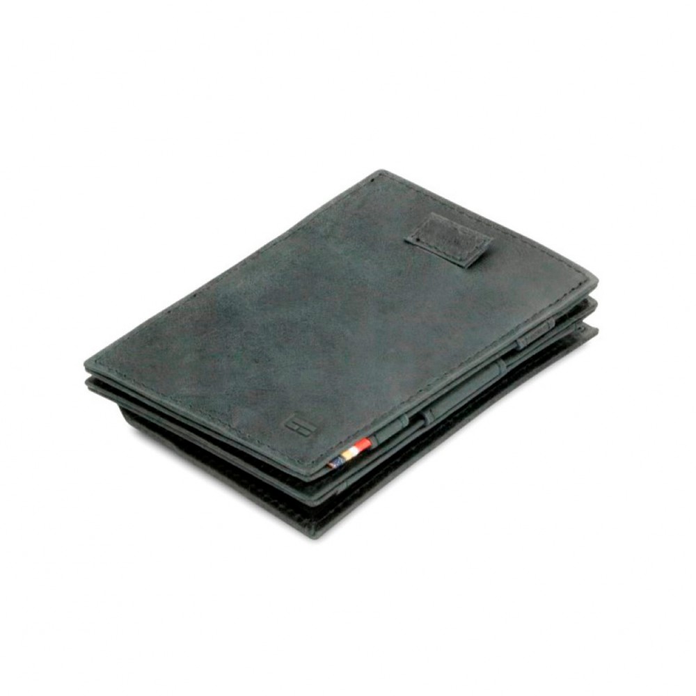 Garzini Cavare Coin Pocket Wallet - Brushed - Μαύρο