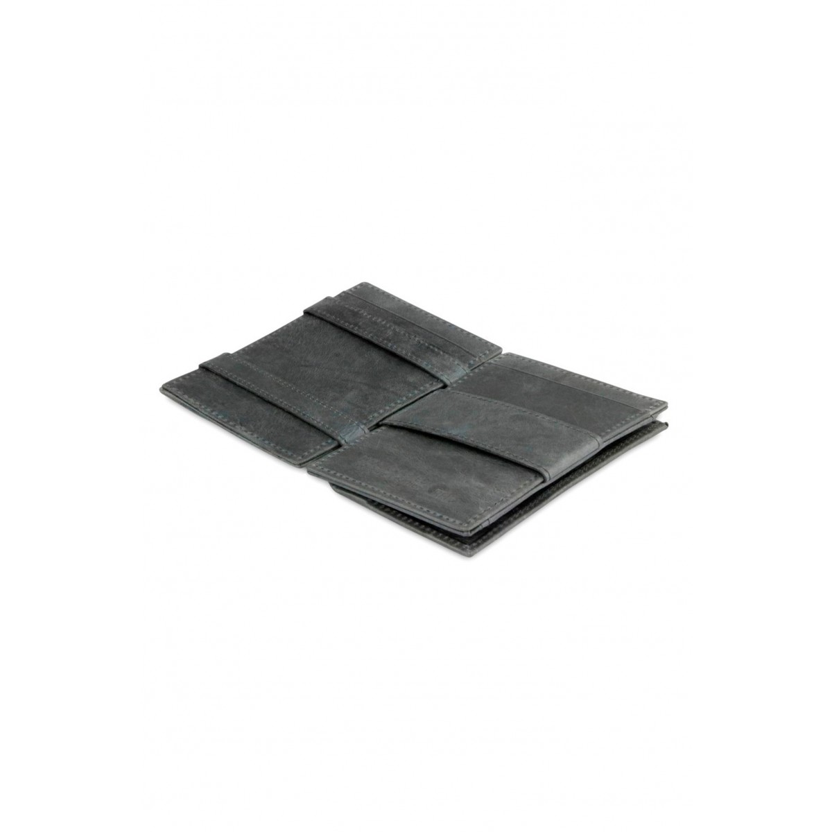 Garzini Cavare Coin Pocket Wallet - Brushed - Μαύρο