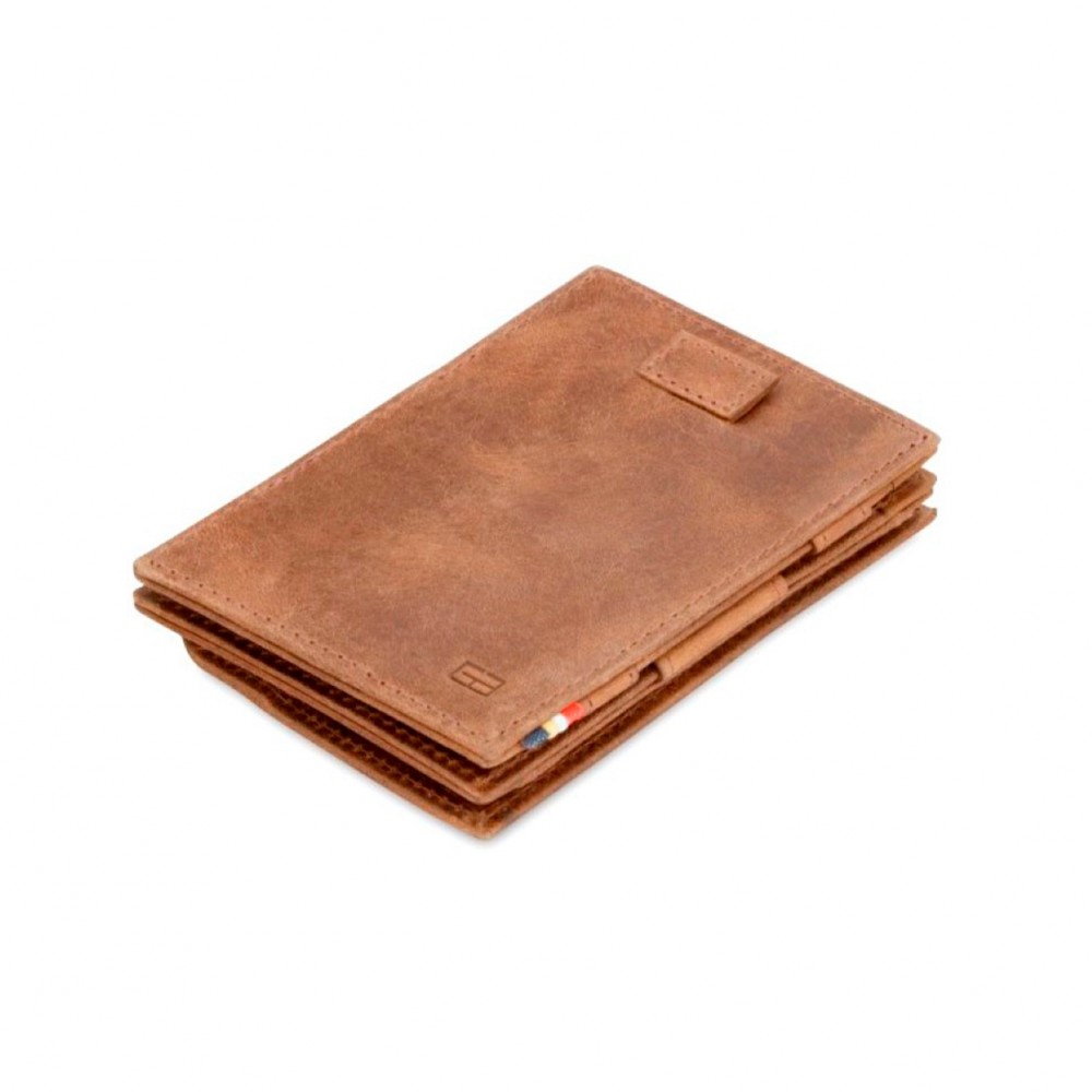 Garzini Cavare Coin Pocket Wallet - Brushed - Καφέ