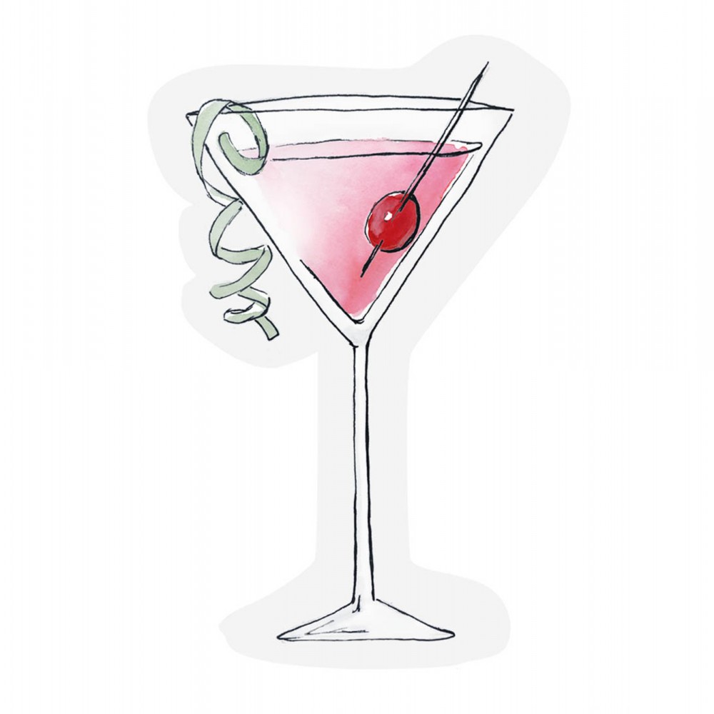 The Gift Label Cocktail - Cut- out Ευχετήρια κάρτα