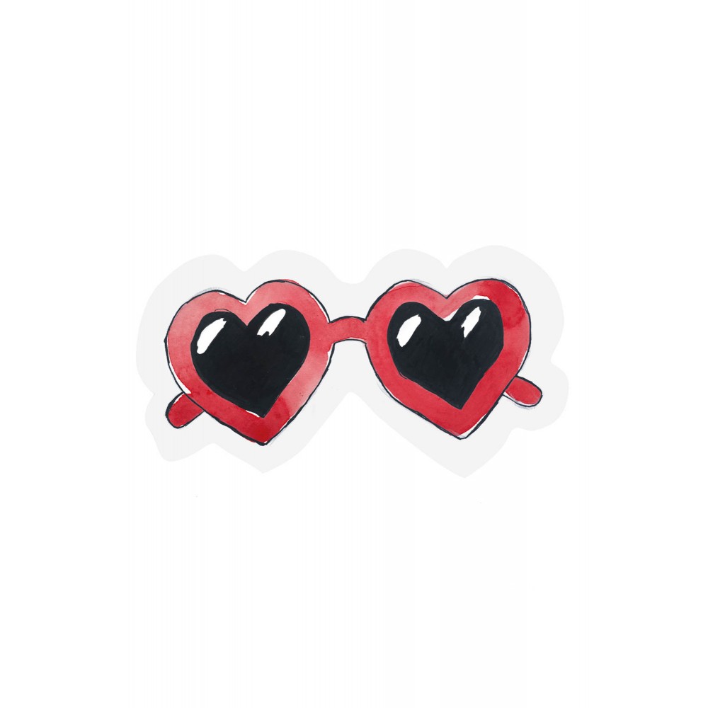 The Gift Label Heart glasses - Cut- out Ευχετήρια κάρτα