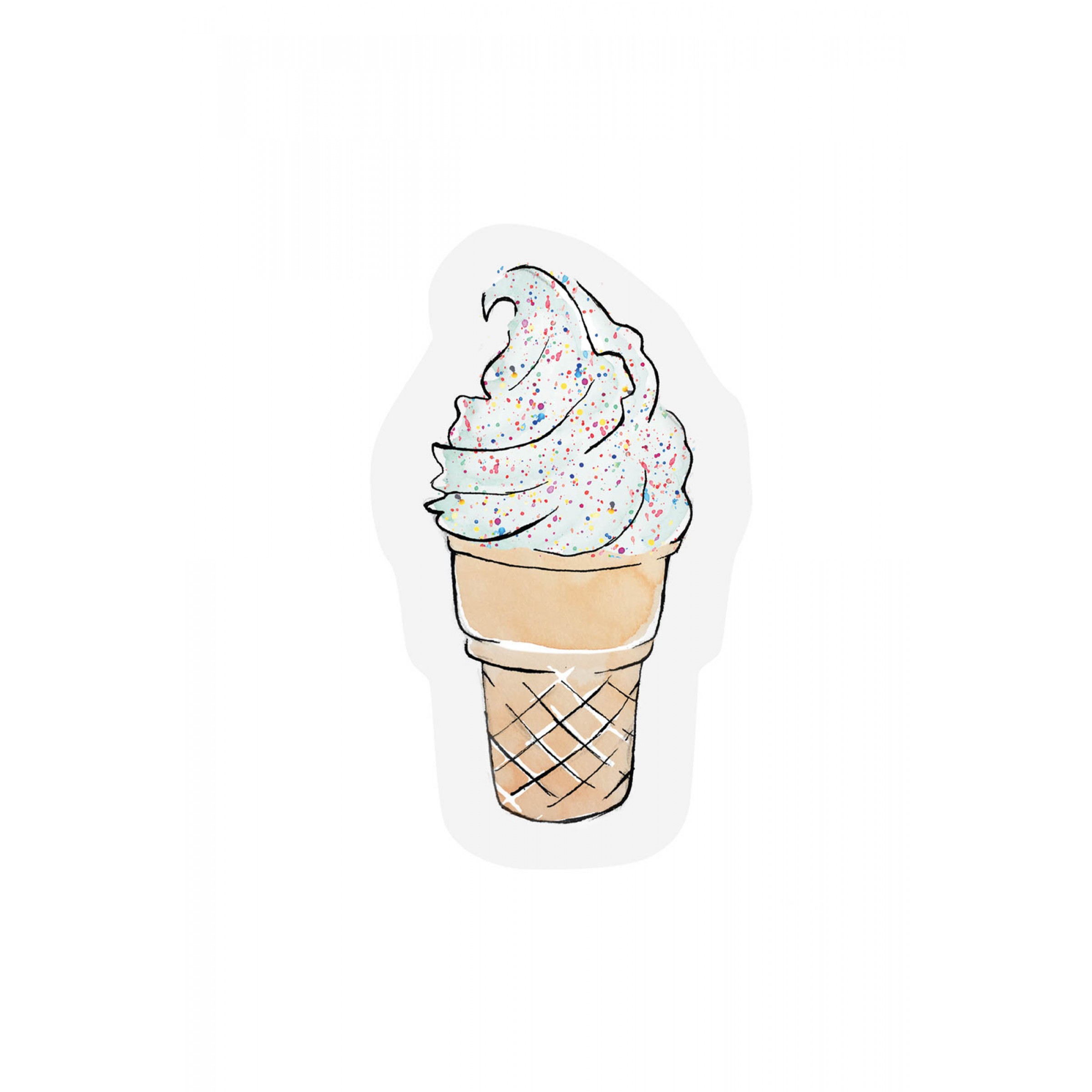 The Gift Label Ice cream - Cut- out Ευχετήρια κάρτα - RobaxStores ...