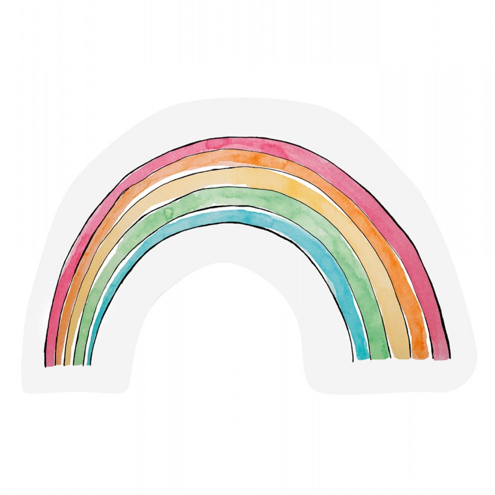 The Gift Label Rainbow - Cut- out Ευχετήρια κάρτα