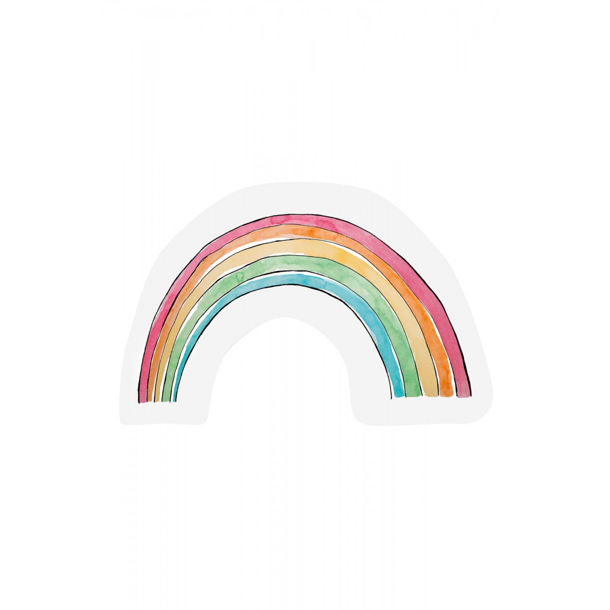 The Gift Label Rainbow - Cut- out Ευχετήρια κάρτα