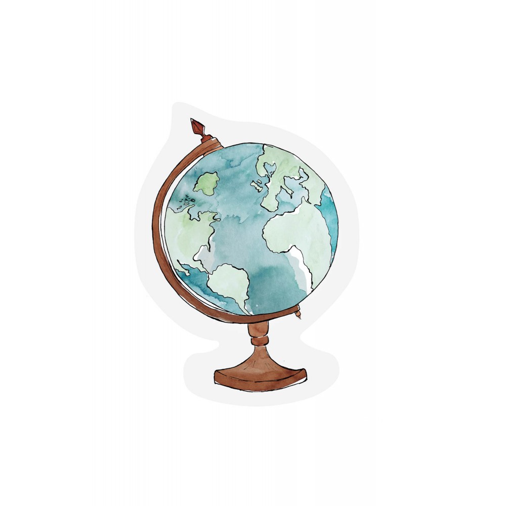 The Gift Label Globe - Cut- out Ευχετήρια κάρτα