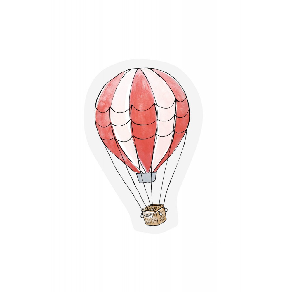 The Gift Label Hot air balloon - Cut- out Ευχετήρια κάρτα