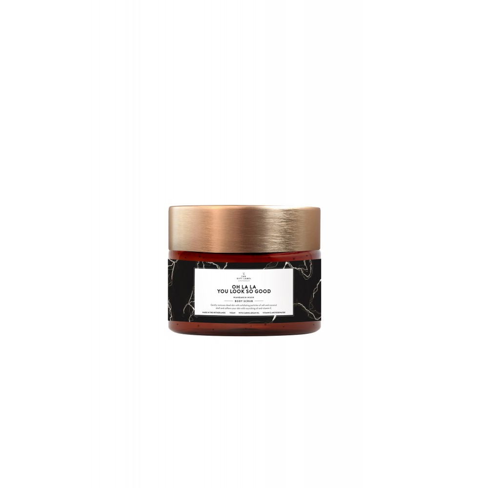 The Gift Label Body Scrub 250ml - Oh La La, You Look So Good - Mandarin Musk