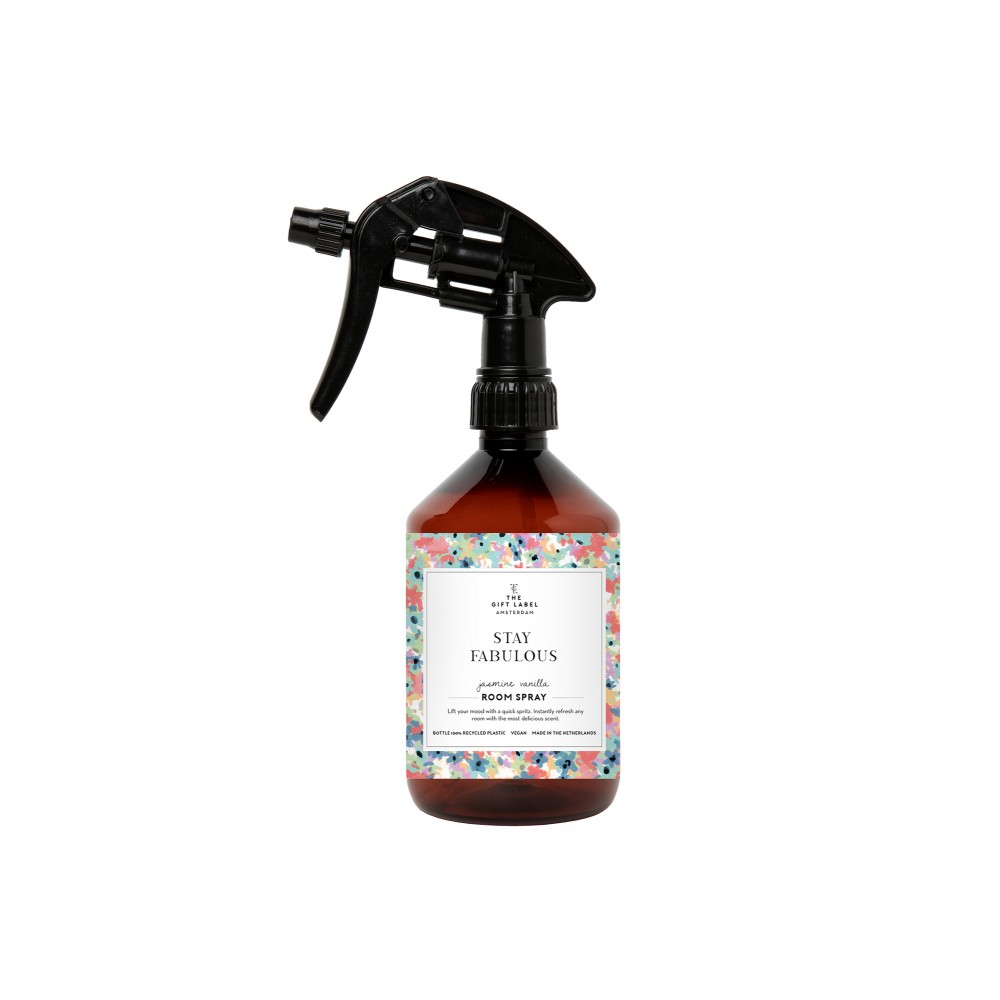 The Gift Label Room Spray Αρωματικό Σπρέι Χώρου 500ml - Stay Fabulous - Jasmine/Vanilla