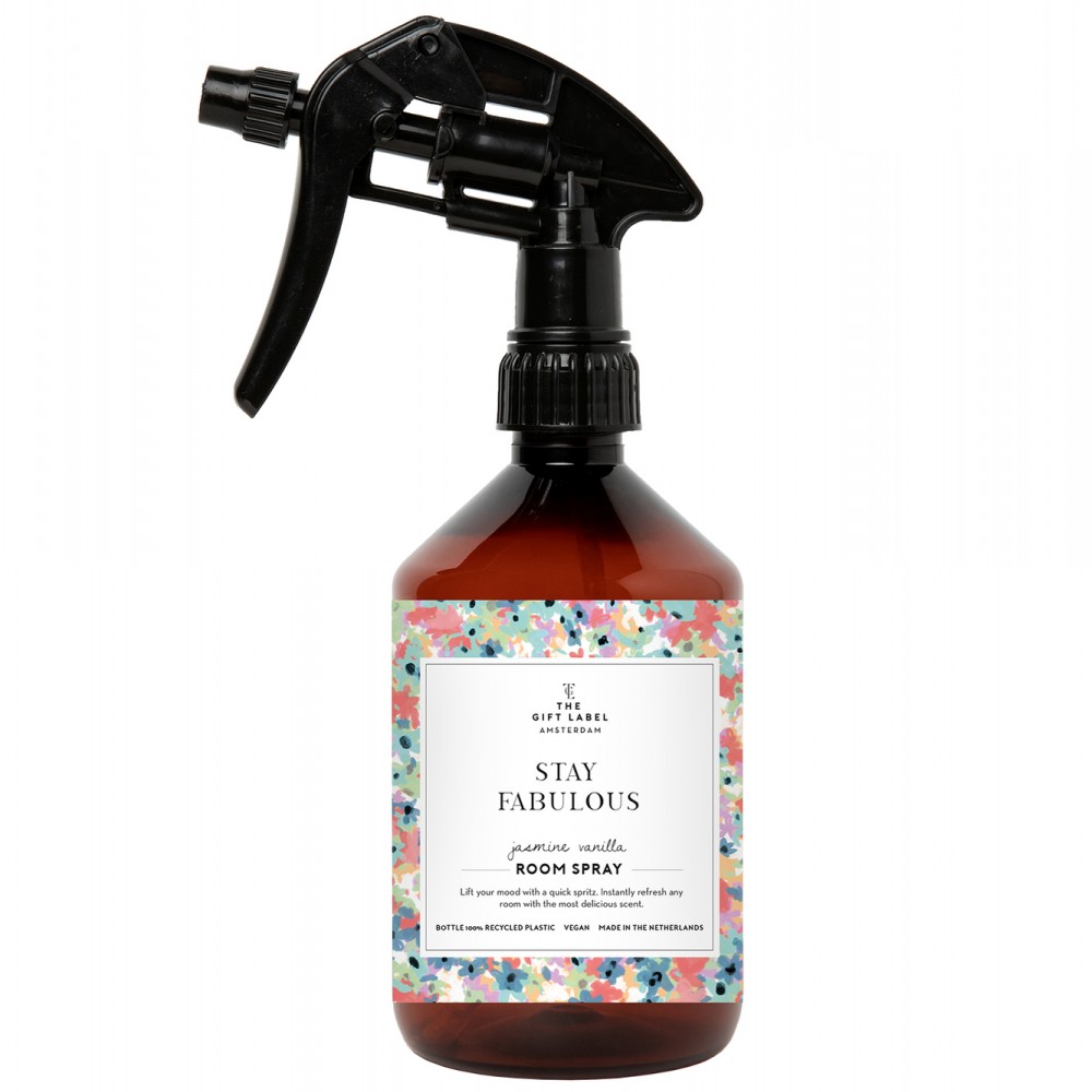 The Gift Label Room Spray Αρωματικό Σπρέι Χώρου 500ml - Stay Fabulous - Jasmine/Vanilla