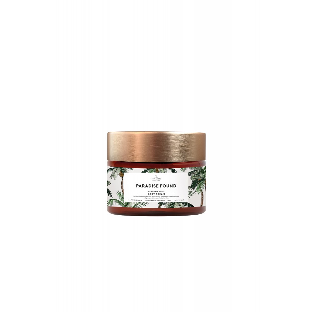 The Gift Label Body Cream 250ml - Paradise Found - Mandarin Musk