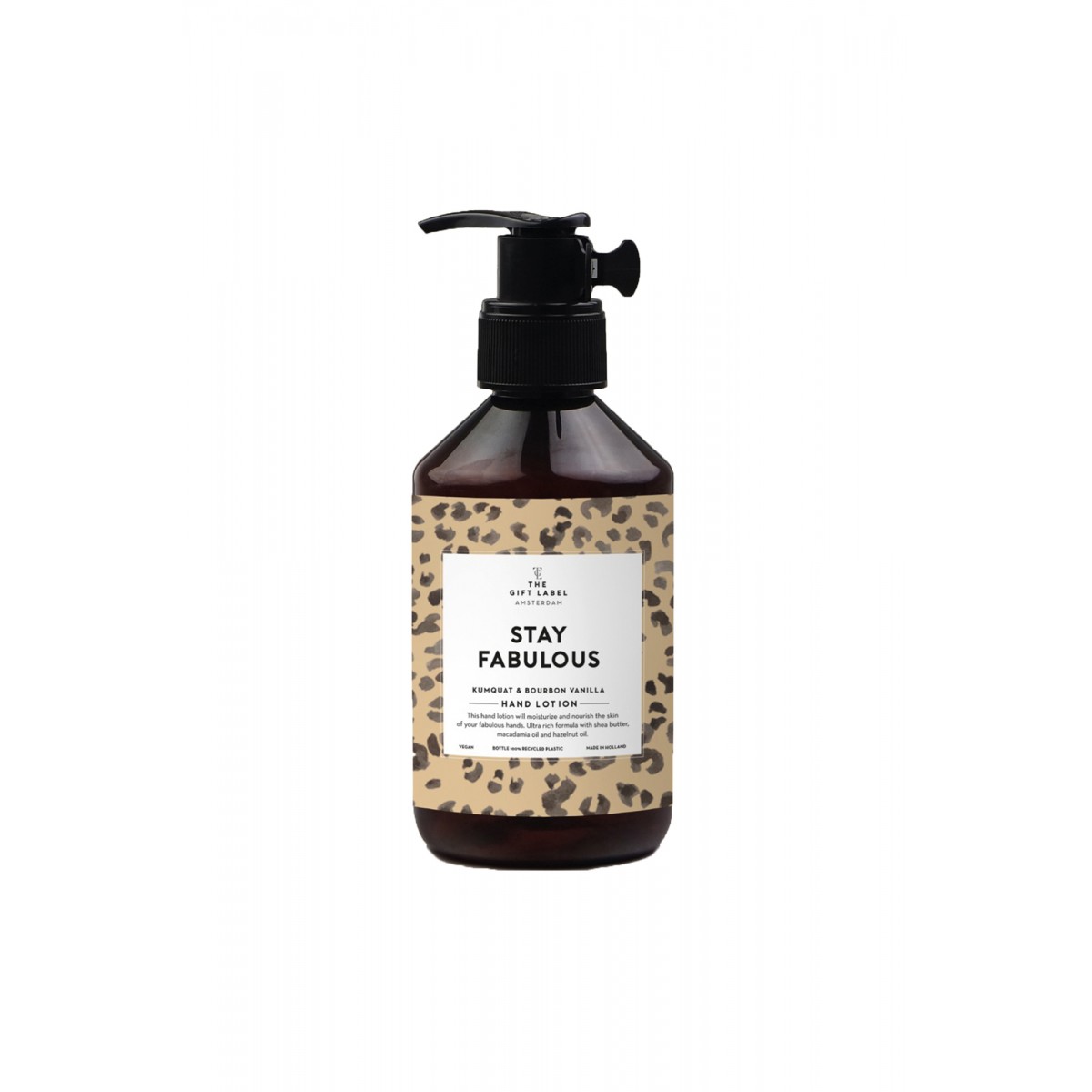 The Gift Label Hand Lotion 250ml - Stay Fabulous - Kumquat & Bourbon Vanilla