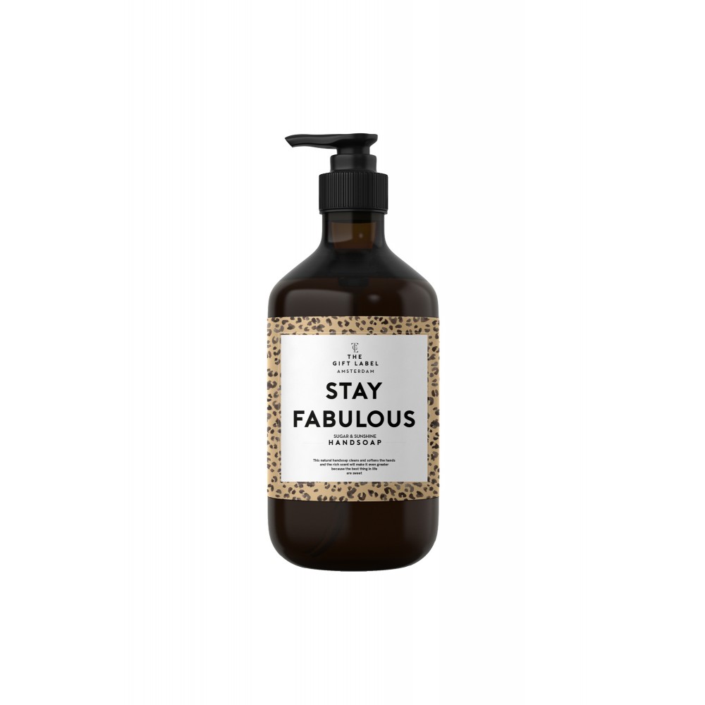 The Gift Label Handsoap 500ml - Stay Fabulous - Kumquat & Bourbon Vanilla