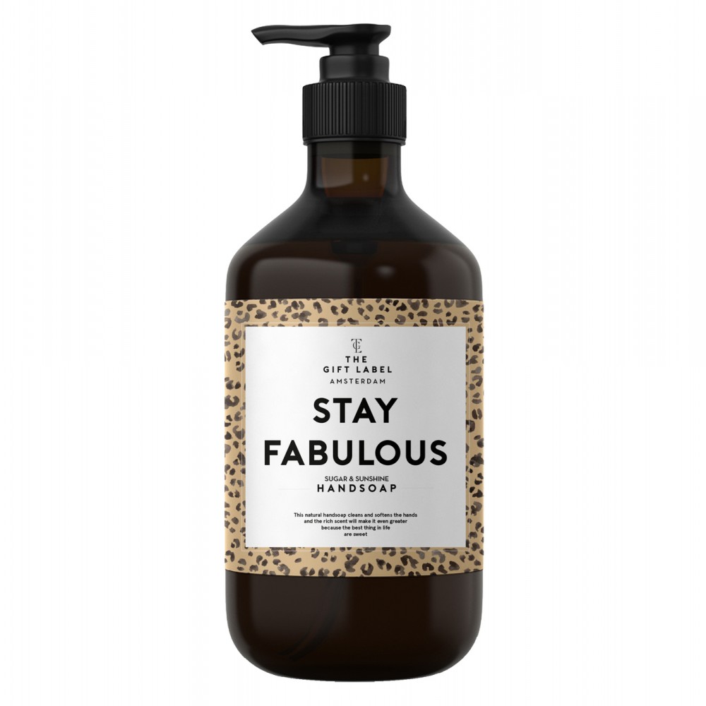 The Gift Label Handsoap 500ml - Stay Fabulous - Kumquat & Bourbon Vanilla