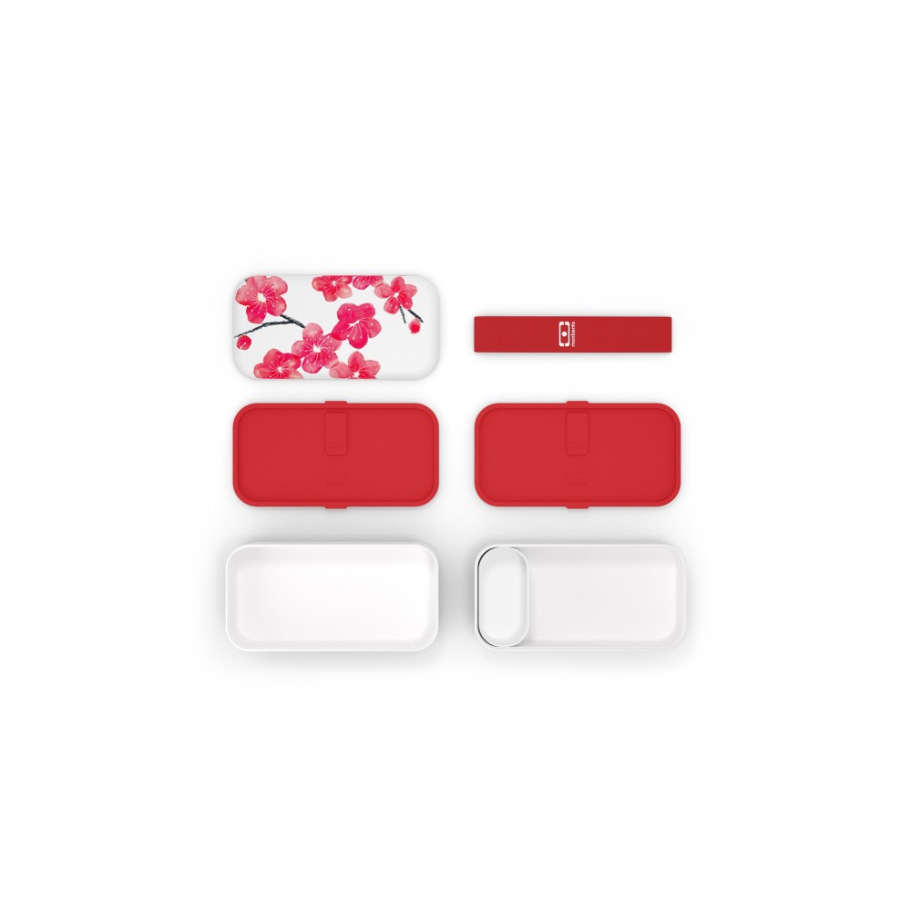 Δοχείο Φαγητού Monbento MB Original (PP) - Graphic Blossom - 18,5x9,4x10cm - 1000ml