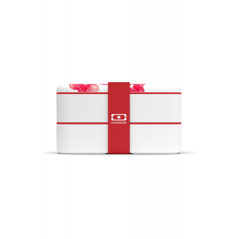 Δοχείο Φαγητού Monbento MB Original (PP) - Graphic Blossom - 18,5x9,4x10cm - 1000ml