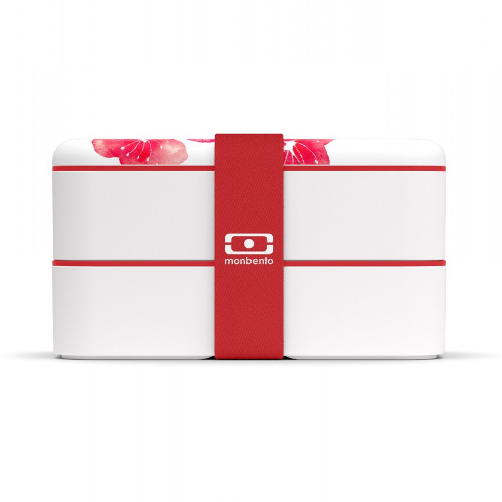 Δοχείο Φαγητού Monbento MB Original (PP) - Graphic Blossom - 18,5x9,4x10cm - 1000ml