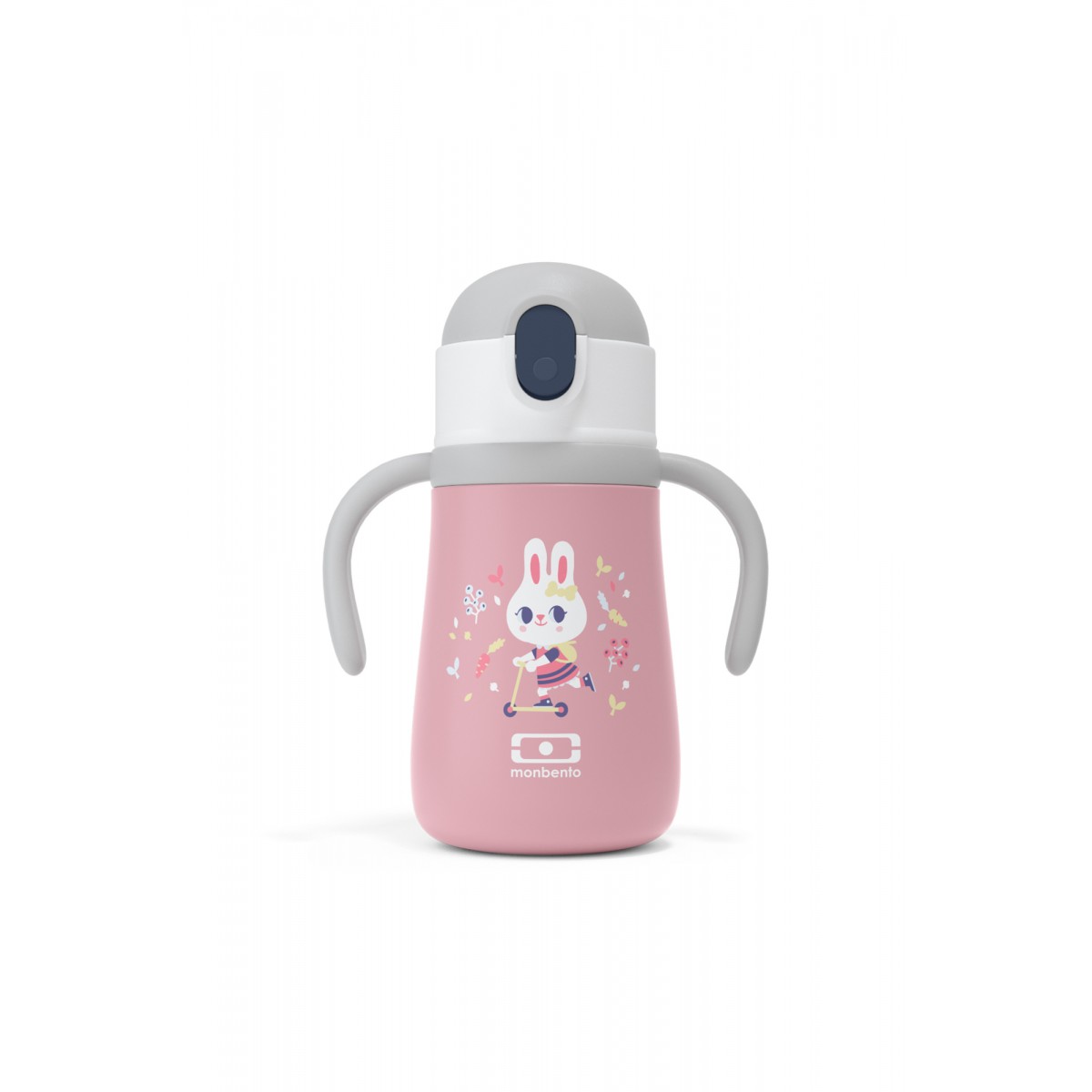 Ισοθερμικό Μπουκάλι Monbento MB Stram 360ml - Pink Bunny