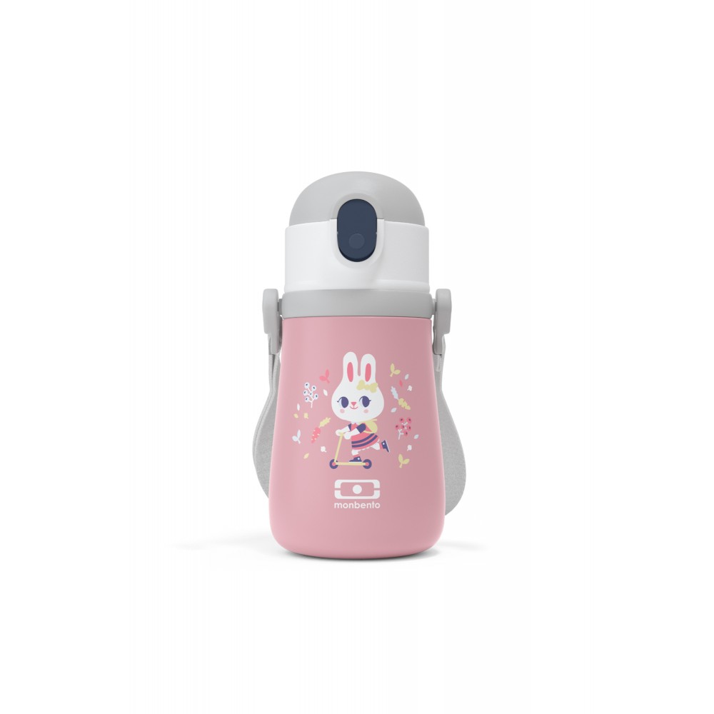 Ισοθερμικό Μπουκάλι Monbento MB Stram 360ml - Pink Bunny