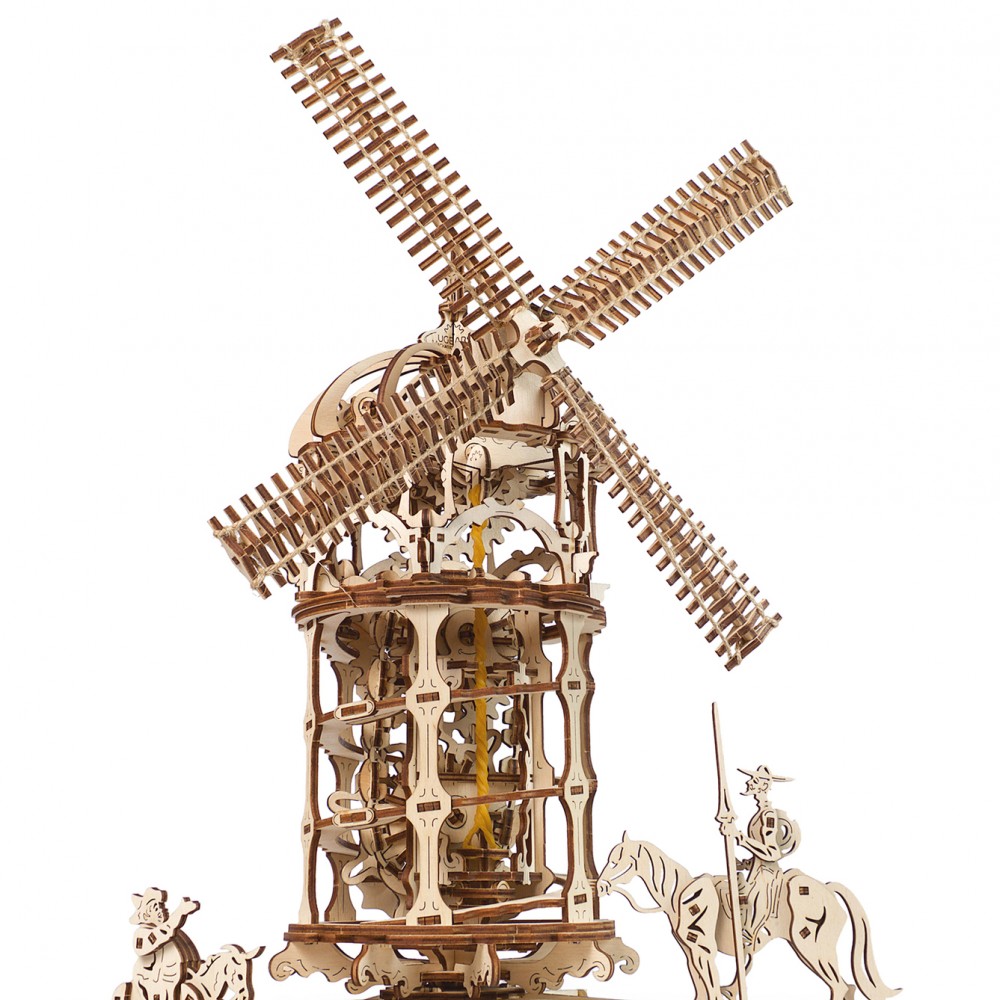 Ugears Ξύλινο Μηχανικό 3D Παζλ - Ανεμόμυλος - 35x48.5x22cm