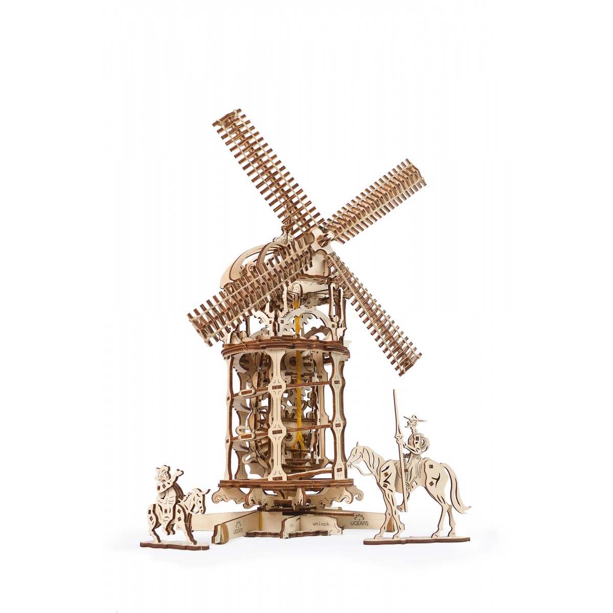 Ugears Ξύλινο Μηχανικό 3D Παζλ - Ανεμόμυλος - 35x48.5x22cm