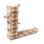 Ugears Μηχανικό 3D Παζλ - Πύργος για Ζάρι - 33.2 x 8.4 x 27.3 cm