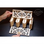 Ugears Μηχανικό 3D Παζλ - Θήκη για Κάρτες - 23.4 x 12 x 10.2 cm