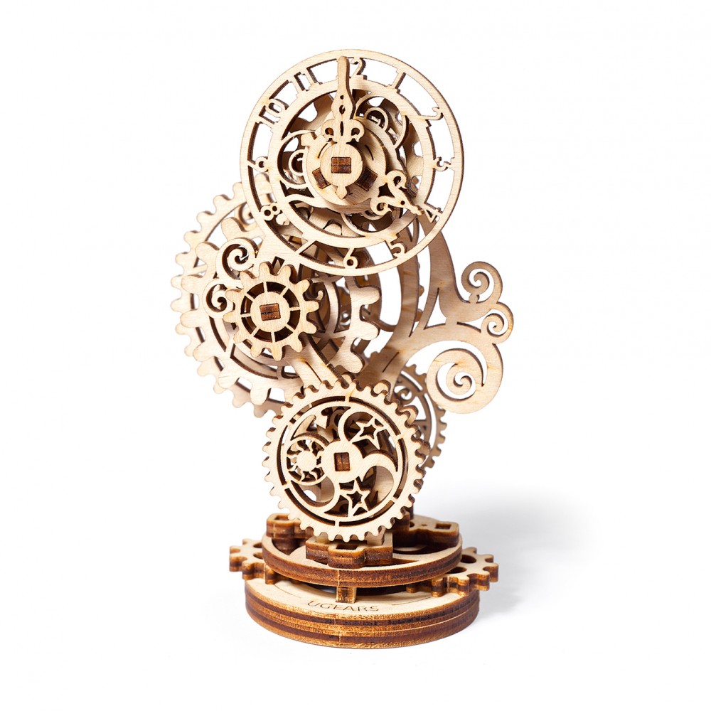 Ugears Μηχανικό 3D Παζλ - Ρολόι Steampunk - 5.3 x 7.8 x 12.5cm