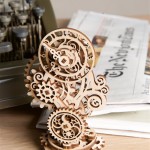 Ugears Μηχανικό 3D Παζλ - Ρολόι Steampunk - 5.3 x 7.8 x 12.5cm