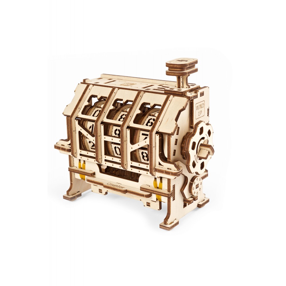 Ugears Μηχανικό 3D Παζλ - Μετρητής - 13.5 x 6.5 x 12.2 cm