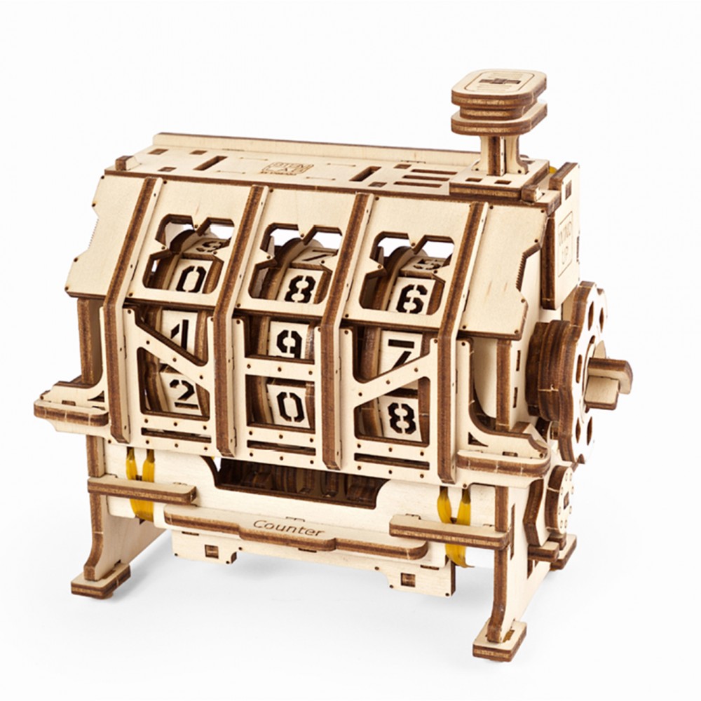 Ugears Μηχανικό 3D Παζλ - Μετρητής - 13.5 x 6.5 x 12.2 cm