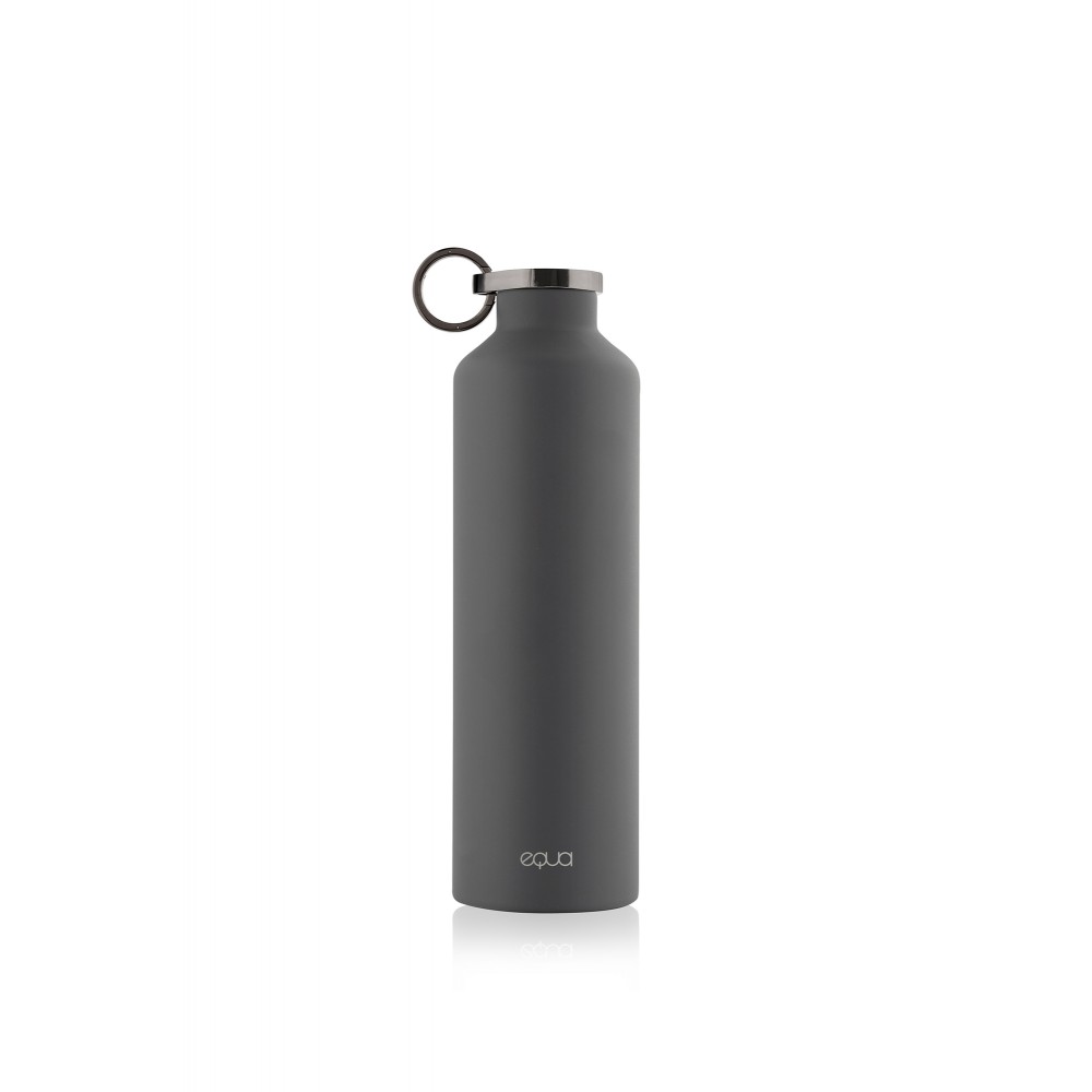 Equa - Stainless Steel Bottle Dark Grey 680ml