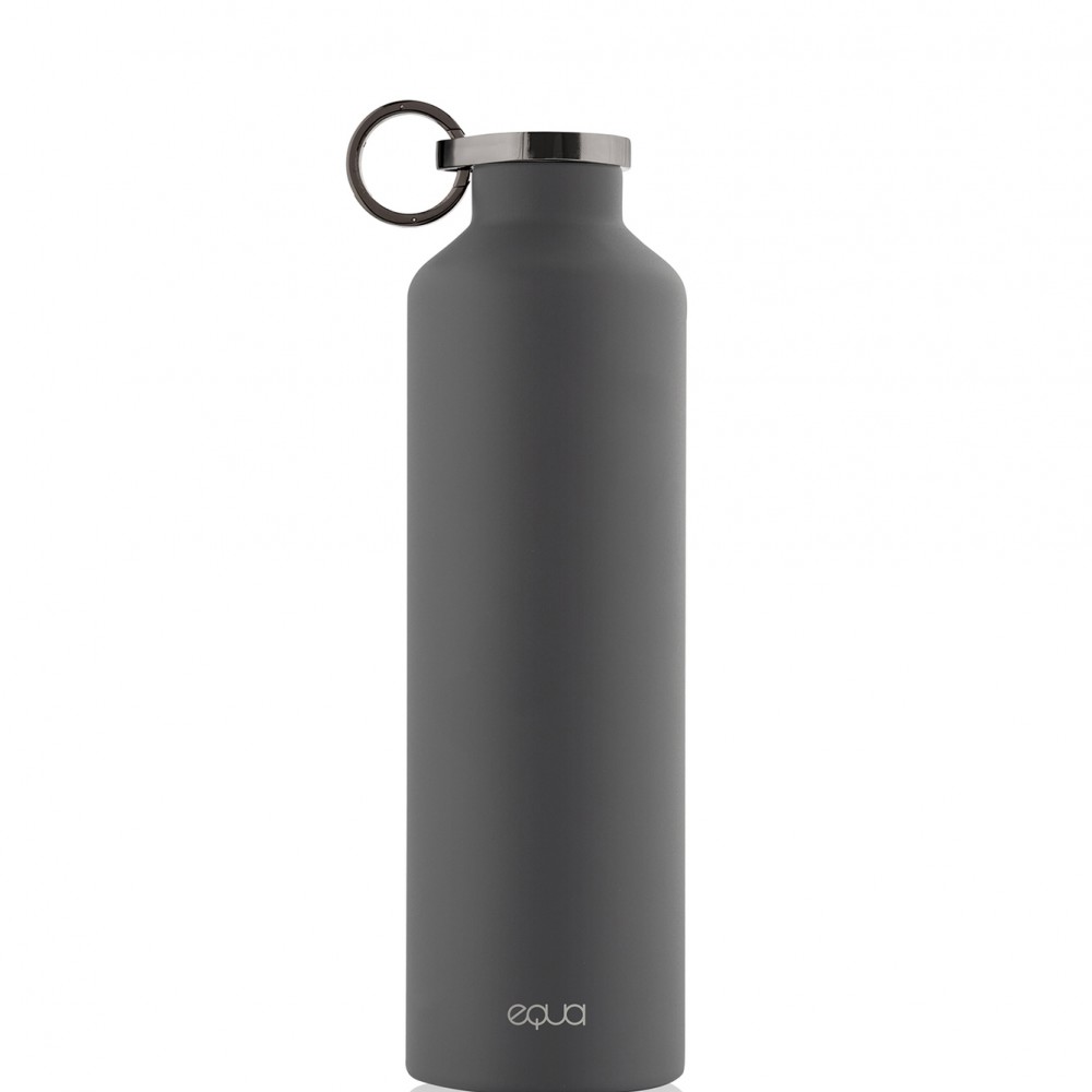 Equa - Stainless Steel Bottle Dark Grey 680ml