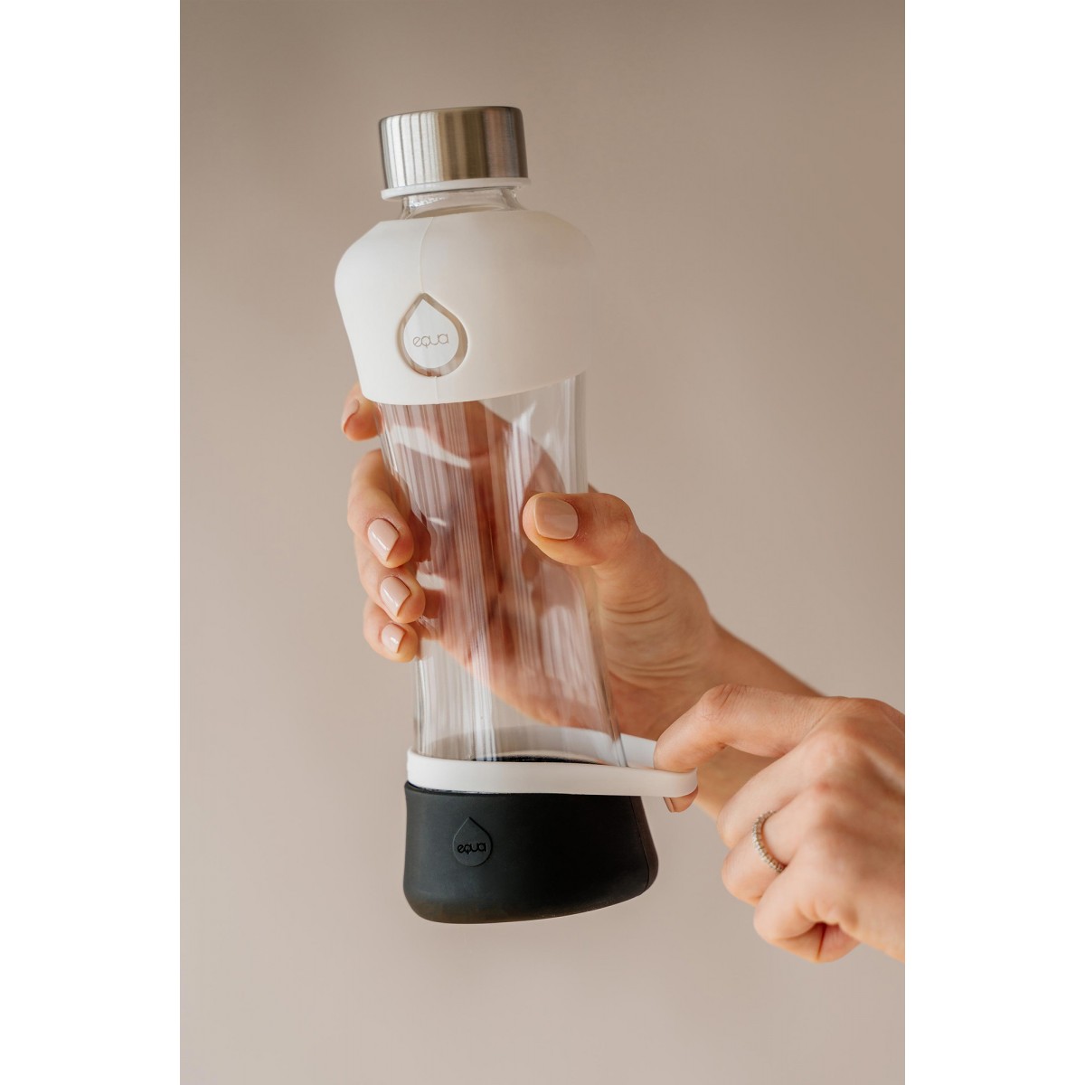 Equa - Glass Bottle Active White 550ml