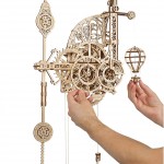 Ugears Μηχανικό 3D Παζλ - Κρεμαστό Ρολόι Τοίχου με εκκρεμές - 22 x 47 x 6.5 cm