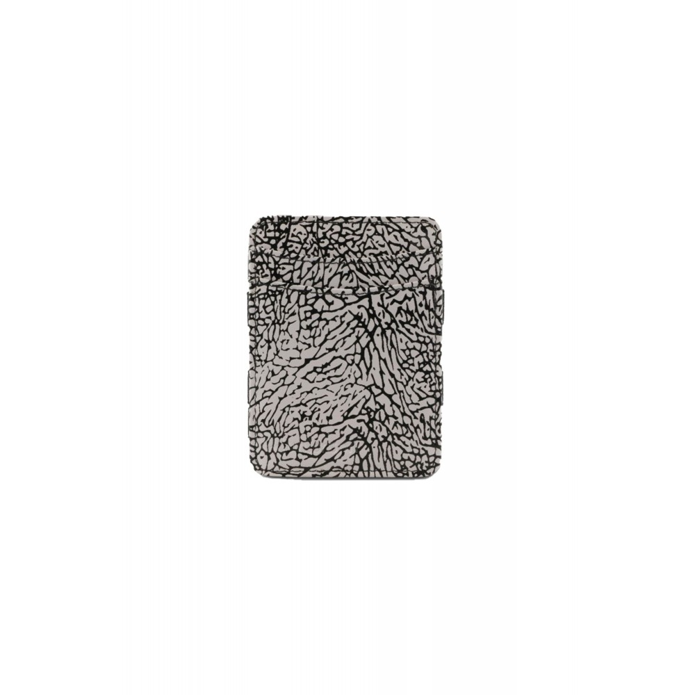 Hunterson Magic Wallet - Δερμάτινο Πορτοφόλι με RFID - Elephant Grey Print