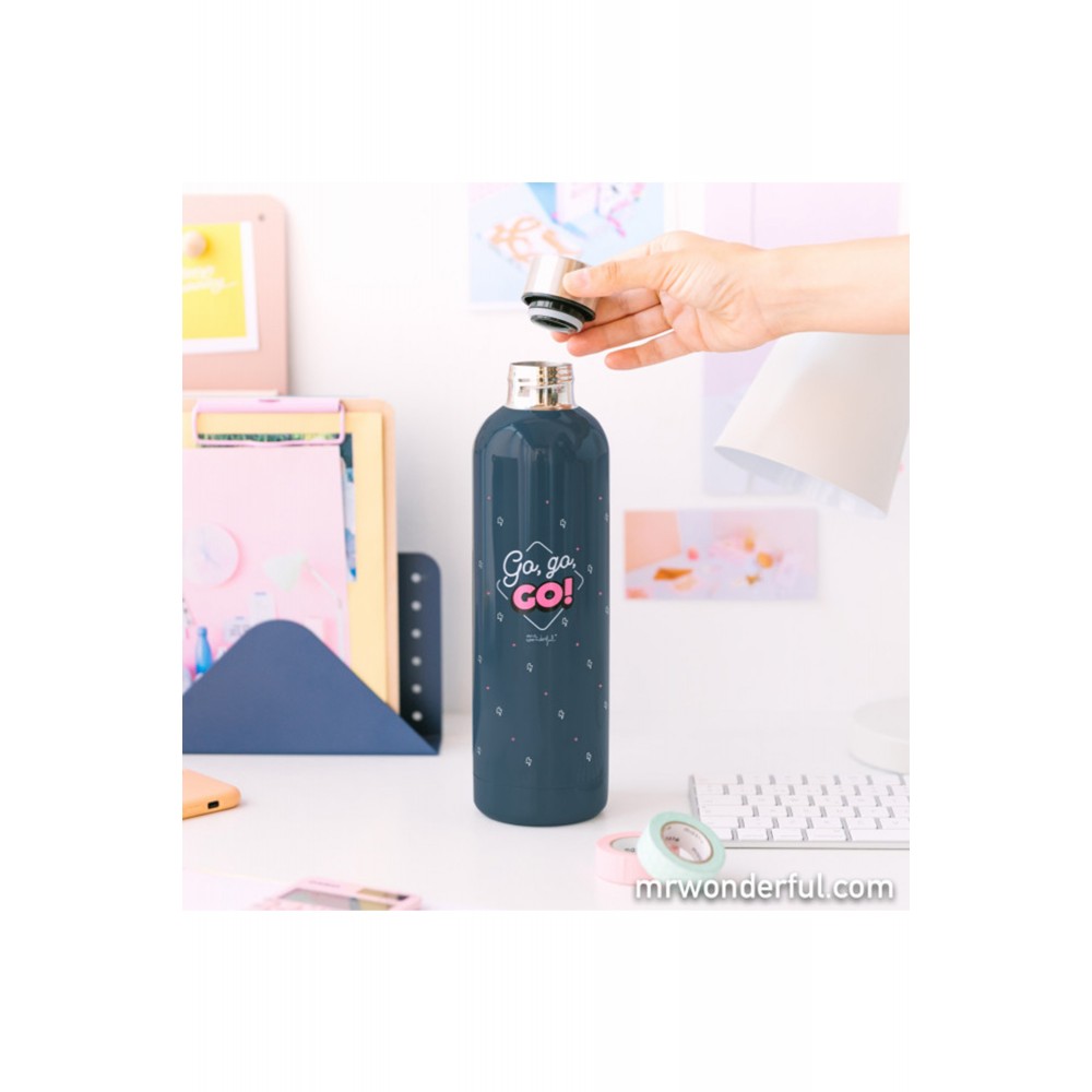 Mr. Wonderful Μπουκάλι Θερμός 750ml - Go, go, go!