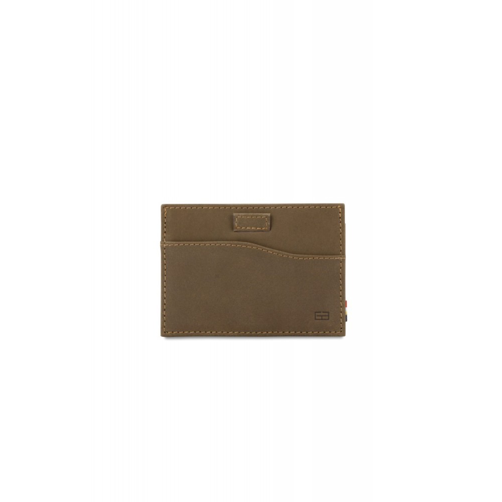 Garzini Leggera Card Holder - Vintage - Καφέ Σκούρο (Java Brown)