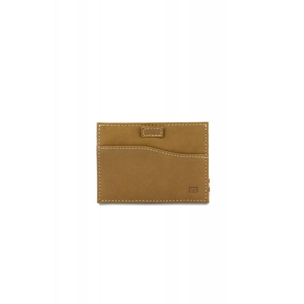 Garzini Leggera Card Holder - Vintage - Καφέ Ανοιχτό (Camel Brown)