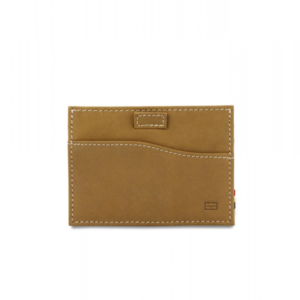 Garzini Leggera Card Holder - Vintage - Καφέ Ανοιχτό (Camel Brown)