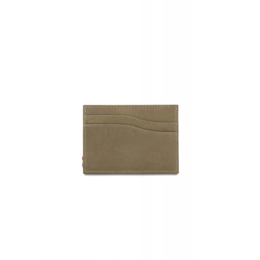 Garzini Leggera Card Holder - Vintage - Γκρι (Metal Grey)