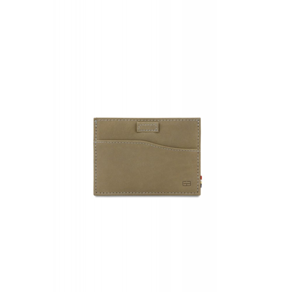 Garzini Leggera Card Holder - Vintage - Γκρι (Metal Grey)